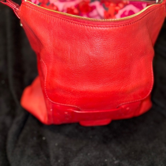 Kate Spade VINTAGE RED BUCKET Tote SATCHEL HOBO TOTE PURSE ORIGINAL - Picture 13 of 16